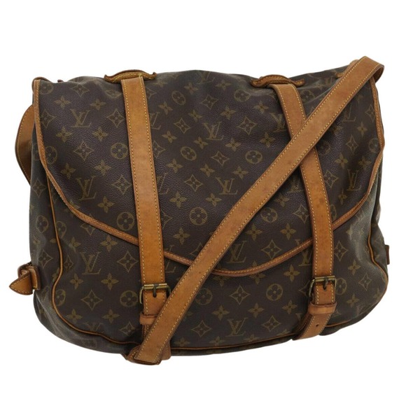 💎✨BEAUTIFUL✨💎 LOUIS VUITTON Monogram Saumur 43 Shoulder Bag - Picture 3 of 13